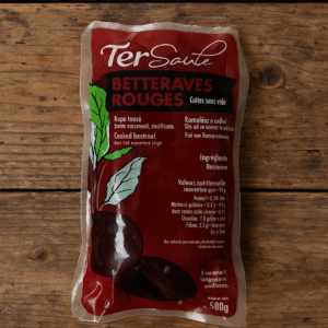 betterave rouge cuite poche de 500g france/provence