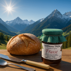 Confiture de Fraise  Artisanale des Alpes  pot de 250g