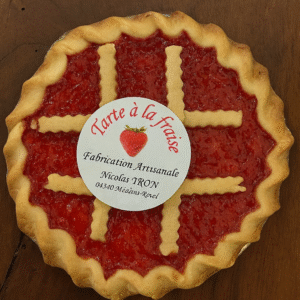 Tarte Atisanale des Alpes a la fraise