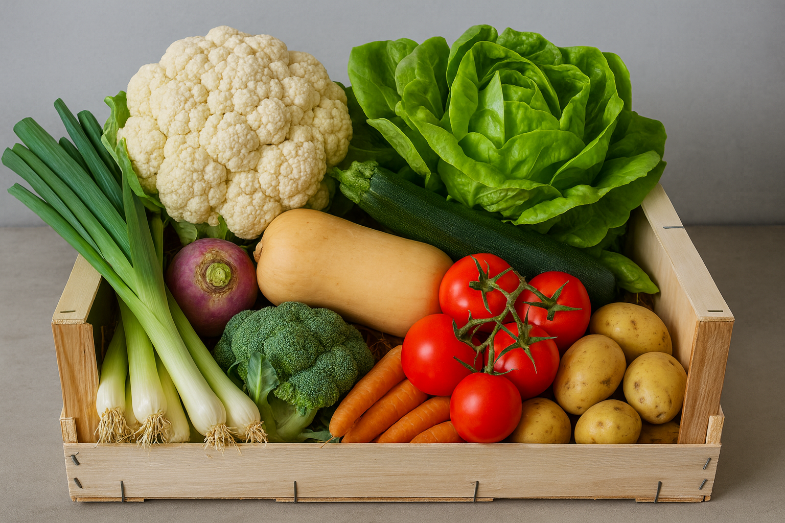 Panier de Legumes de saison