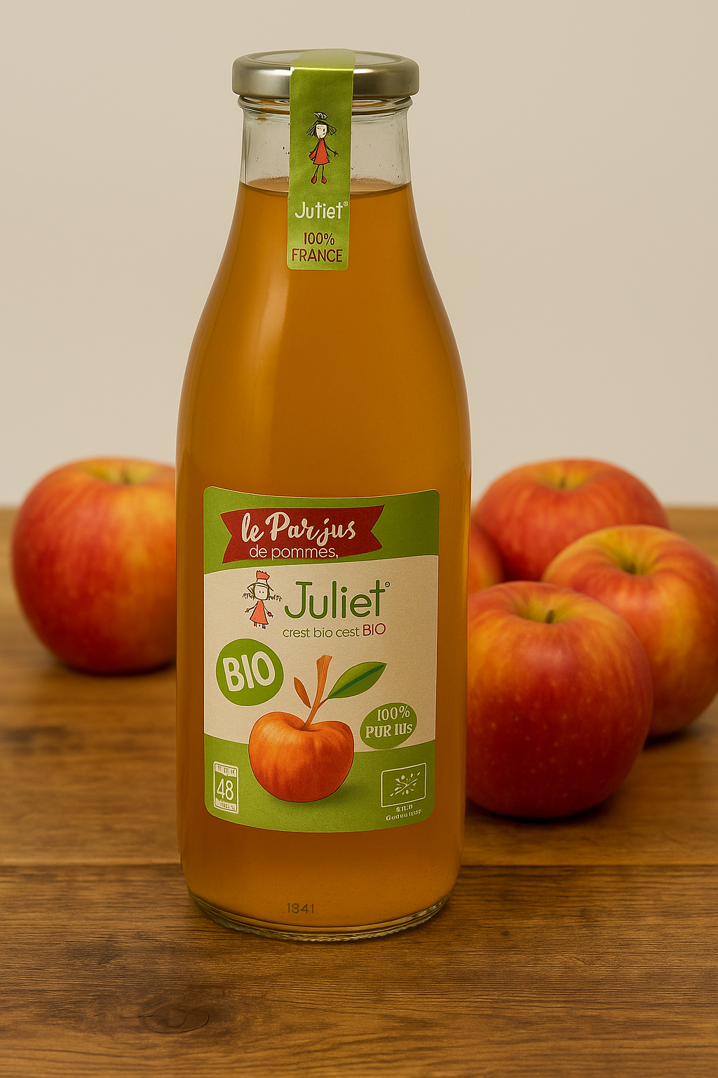 Pur Jus de Pomme Juliet Bio 1litre