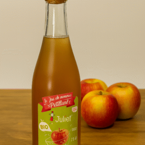 Jus de Pomme Pétillant Juliet Bio 75cl