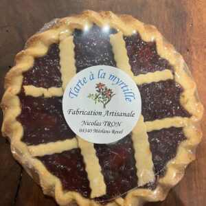 Tarte Artisanale Des Alpes a la Myrtille